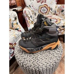 HOKA Vibram ONE ONE Tor Supra Hi Black Size 10 eVent No Insole